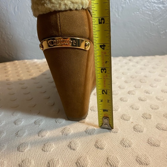 Juicy Couture Women's Buckle Wedge Ankle Boots - Picture 16 of 16